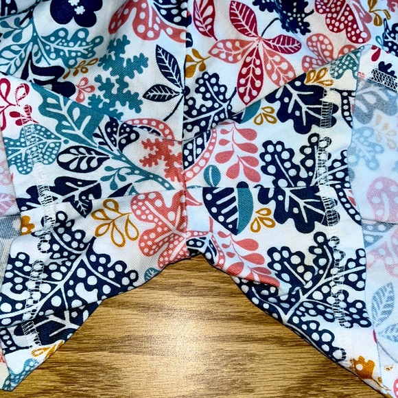 Garnet Hill Organic Pima Cotton Flannel Sleep Boxers Leaf Print - Picture 5 of 10